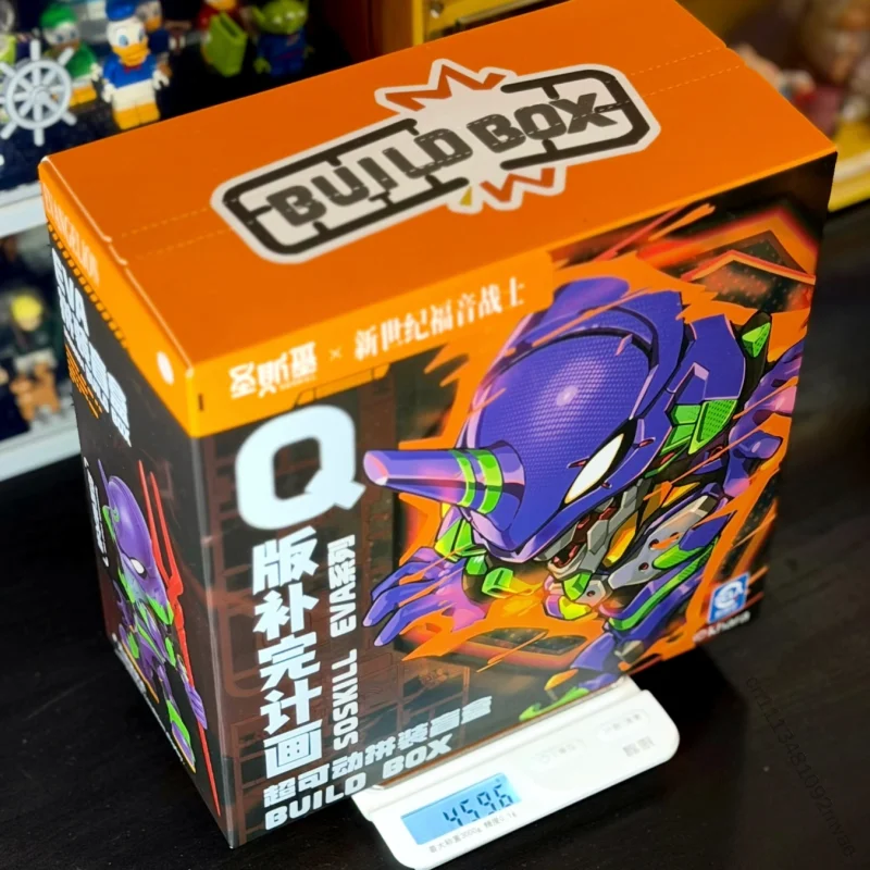 Фото Soskill Neon Genesis Evangelion EVA: Сборная фигурка-меха в стиле чиби, брелок, аниме-коллекционная модель, подарки, фигурка EVA №2