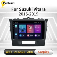 for suzuki vitara 2015 2019 2 din android car multimedia player car radio gps navigation wifi autoradio head unit audio stereo
