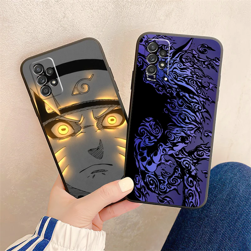 

Naruto Sasuke Cartoon Phone Cases For Samsung A21S A31 A72 A52 A71 A51 5G A42 5G A20 A21 A22 4G A22 5G A20 A32 5G A11 Funda