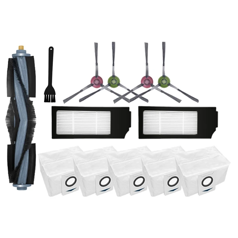 

Мешок для пыли Ecovacs Deebot X1 Omni T10 Turbo, сменные детали для робота-пылесоса, основная и боковая щетки, 1 комплект