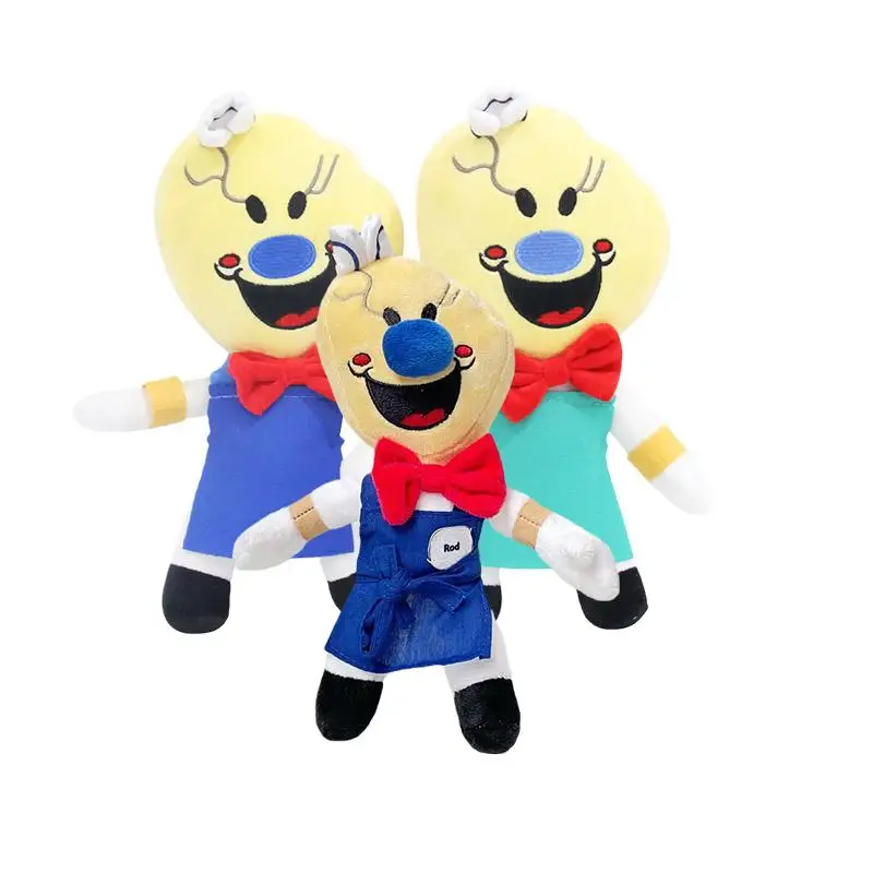 

Kawaii 25Cm Game Ice Scream Rod Plush Toy Cartoon Horror Figure Dolls Stuffed Soft Toys for Kids Funny Halloween Birthday Gifts