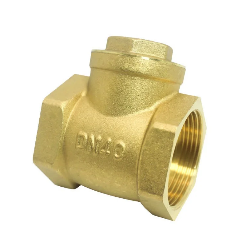 

Water Meter Water Pipe Internal Thread Threaded Check Valve Check Valve 4 Points DN15/DN20 Brass Thickened Horizontal Check Valv