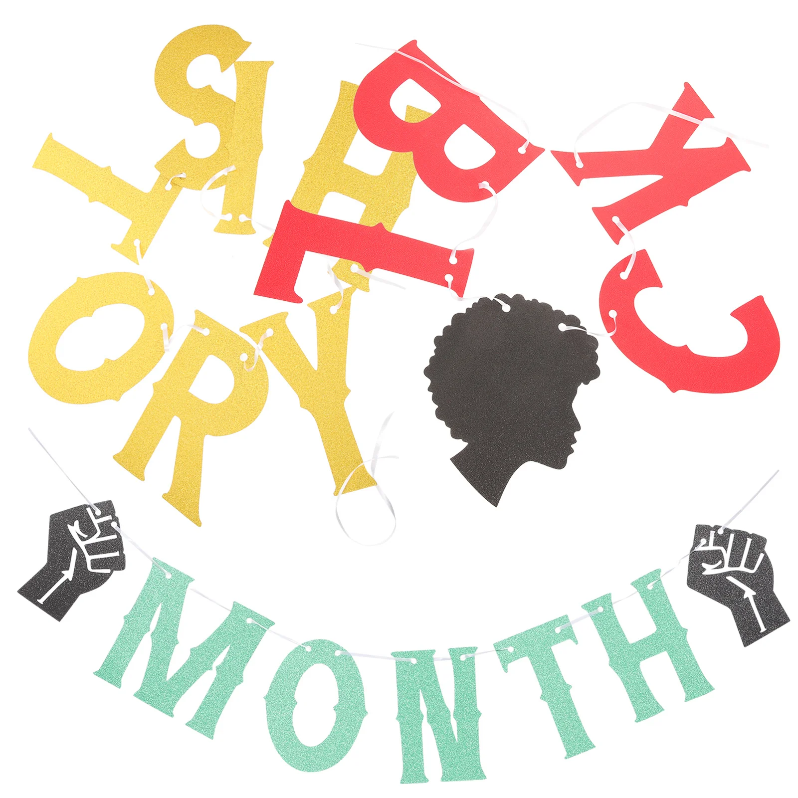 Декор США, искусственное украшение, черная история, месяц, тянущийся флаг, баннер, церковные украшения, Африканский Американский бумажный фон Декор США, искусственное украшение, черная история, месяц, тянущийся флаг, баннер, церковные украшения, Африканский Американский бумажный фон