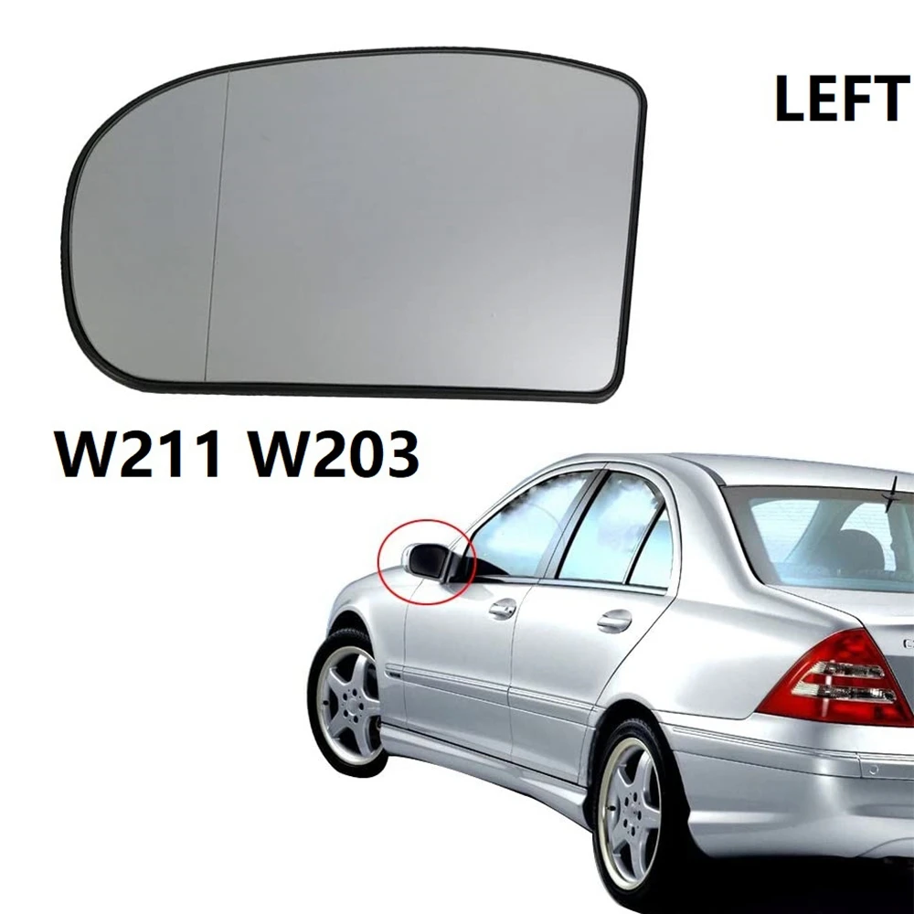 

Левое боковое зеркало заднего вида с подогревом для Mercedes-Benz E-Class W211 2002-2008 W203 00-2004 2038100121