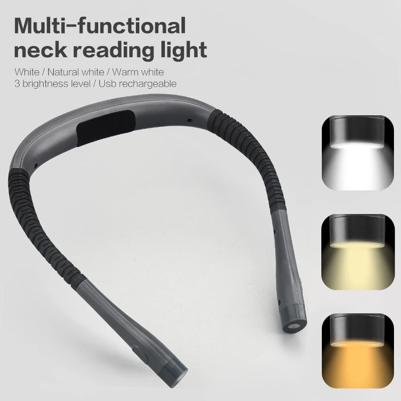 

Pookin светодиодный шейный светильник для чтения