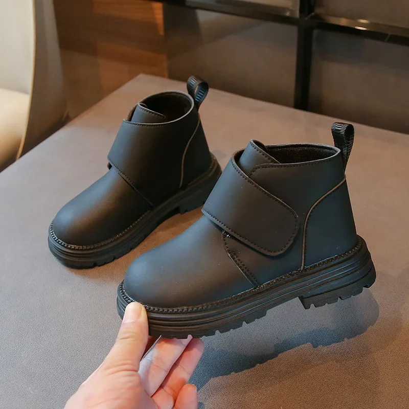 Ботинки для девочек на плоской подошве с низким вырезом водонепроницаемые