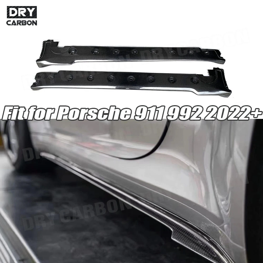 Боковые юбки из углеродного волокна автомобиля рокерные панели комплекты кузова