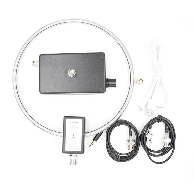 GA450 Loop Antenna SDR Short Medium Wave Radio Antenna SW 2.30-30 Mhz MW 522-1710 Khz Standard Type-C Charging Port