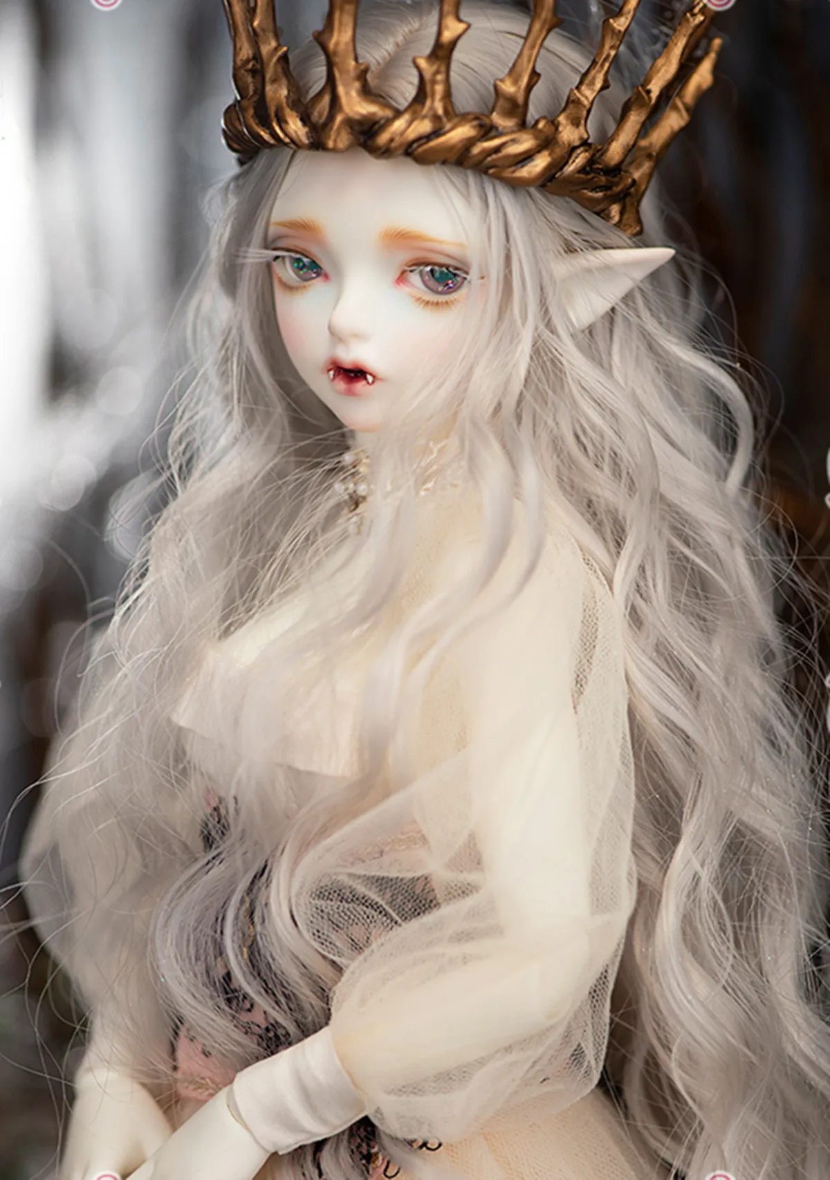 

Hand-delivery BJD doll SD baby 1/4 girl Hwayu Elf Joint doll Free eye Optional full set of advanced resin makeup spot