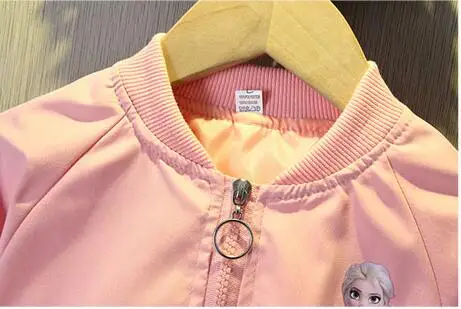 Осенняя одежда для маленьких девочек наряды принцессы Эльзы Холодное сердце