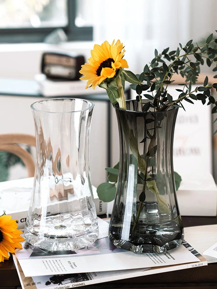 

Креативная простая прозрачная стеклянная ваза, аквакультуры, цветы, лилия, гидропонный горшок, гостиная, аксессуары для украшения дома