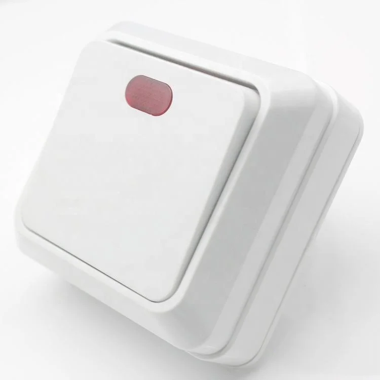 Новый продукт настенный выключатель с индикатором электрические европейские