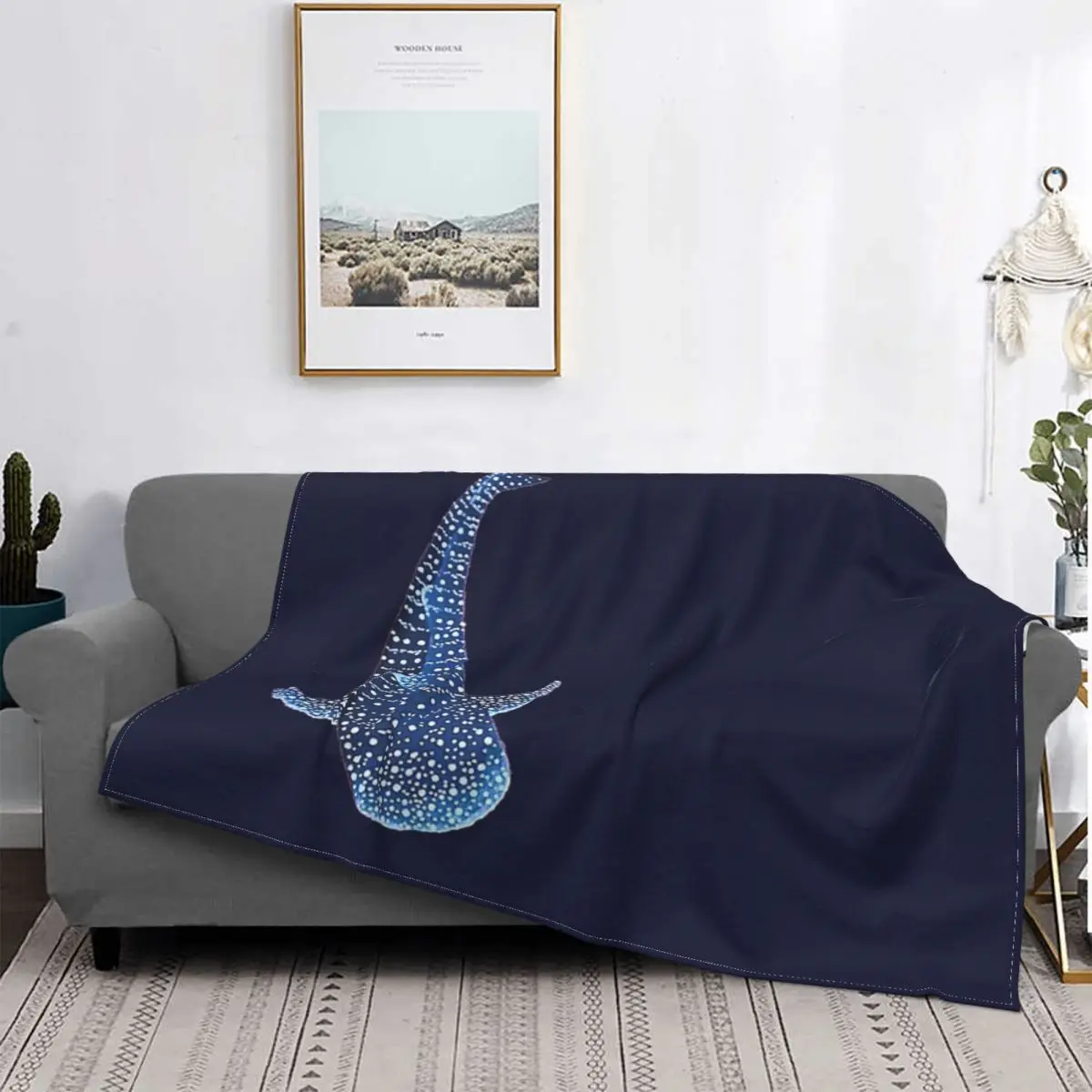 

Manta de Tiburon ballena, para cama colcha, edredones a cuadros, cubiertas de cama, manta de verano, pickick