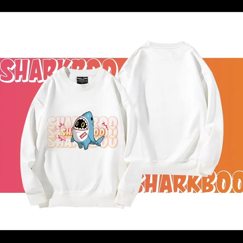 Zenless Zone Zero ZZZ Bangboo Sharkboo нарисованная вручную толстовка с капюшоном весенне-осенние