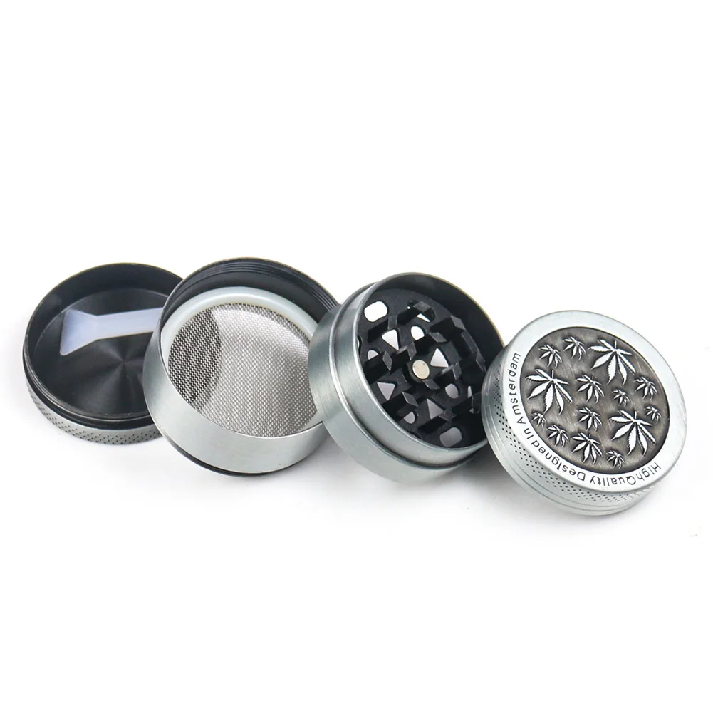 4-слойная металлическая травяная табак трава аксессуары для курения мельница