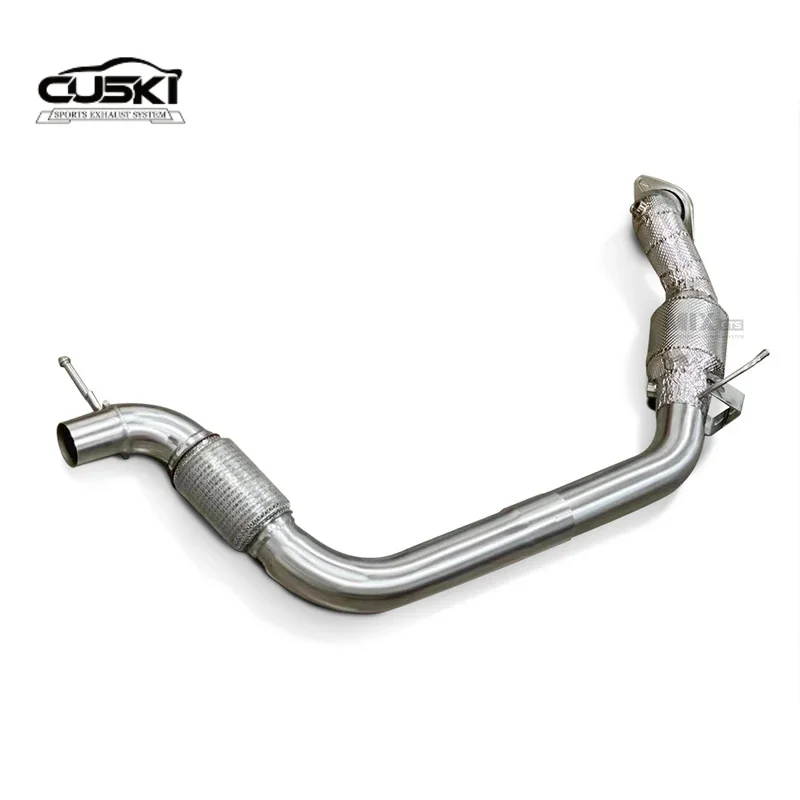 Pertains to Ford Mustang 2.3T Выпускной коллектор без нижней трубы в форме кошки фитинги для