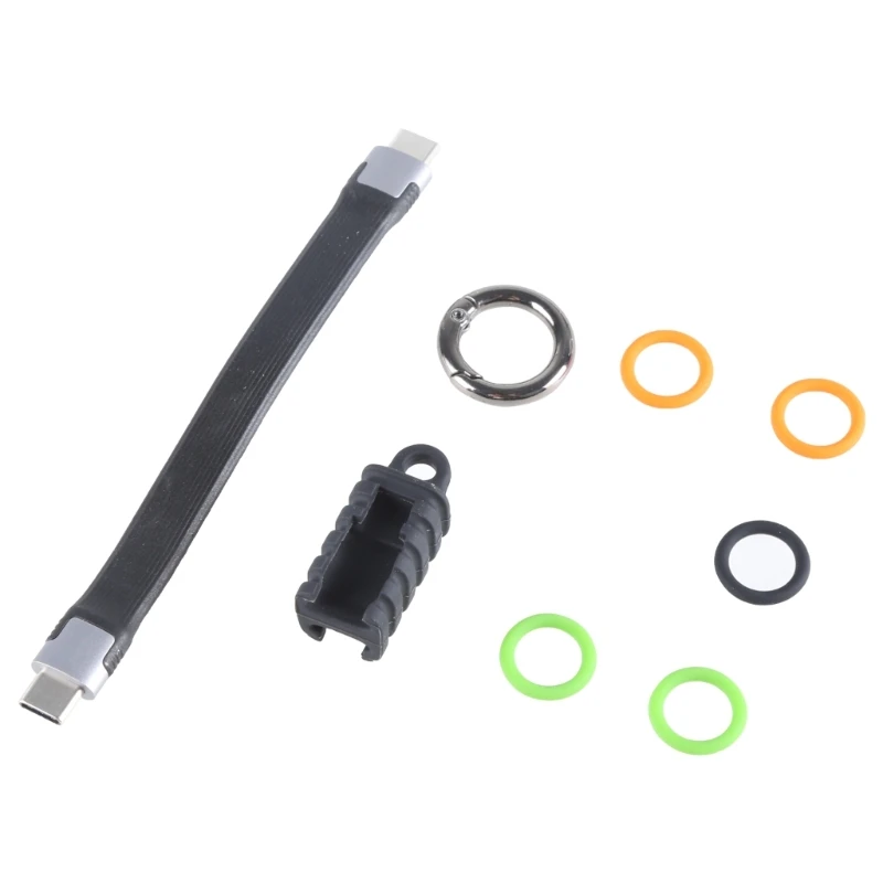 Тип C Провод для быстрой зарядки Кабель передачи данных Портативный брелок с