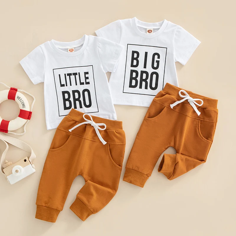 Комплект одежды FOCUSNORM для маленьких мальчиков 2 шт. футболка с коротким рукавом и