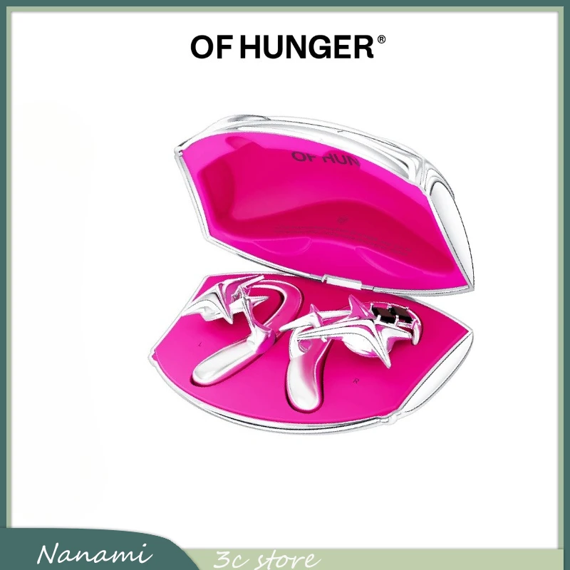 Фото Наушники Bluetooth OF HUNGER Limited Cyber Pink Alien Edition Open OWS, аксессуары для наушников, Bluetooth-наушники №1