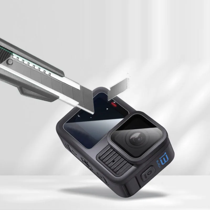 Защитный чехол из твердого закаленного стекла для GoPro Hero 13/Mini/12/11/10/9 черный Hero13