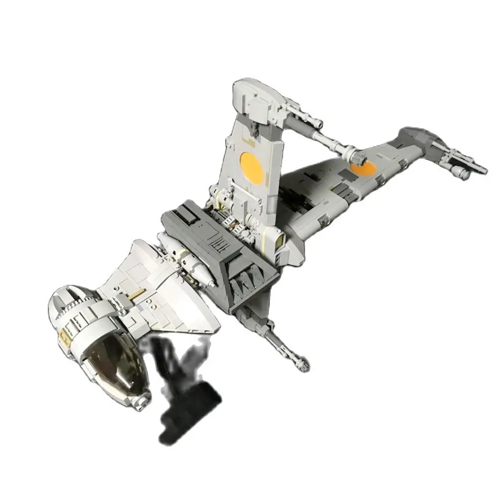 

Space Movie B-wing Fighter X-Wing Fighter Bomber Building Blocks Toys with Stand 1593 Pieces DIY Toys for Collection