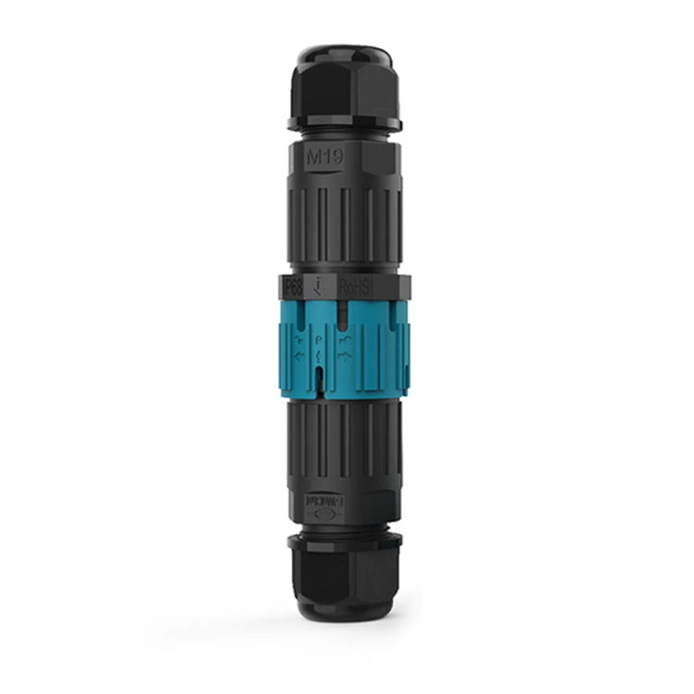 

Nylon PA66 Waterproof IP68 Connector 2-3 Pin In-line Cable Coupler Plug Socket Connectors Pair SP13 For Cable Connection