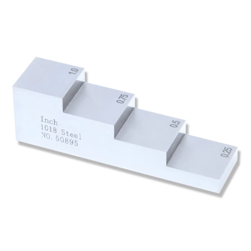 

N58C 4 Step Test Calibration Block Step Wedge Fit for Thickness Gauge & Linearity Use