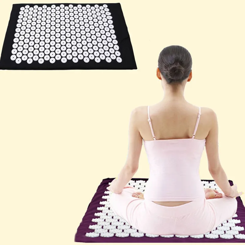 

67*42cm Yoga Mat Massager Massage Cushion Acupressure Mat Relieve Stress Pain Acupuncture Spike Yoga Mat Pin Pad/Yoga Mat