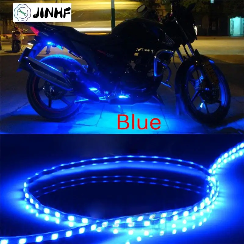 

2/6pcsWaterproof DC 12V Motor LED Strip SMD Underbody Decorative Strip Light For Car Motorcycle Beautiful Decorative Soft Lights