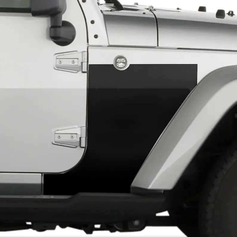 

Front Fender Cowl Wrap Graphic Decal for Jeep Wrangler JK 2007-2017 Blackout