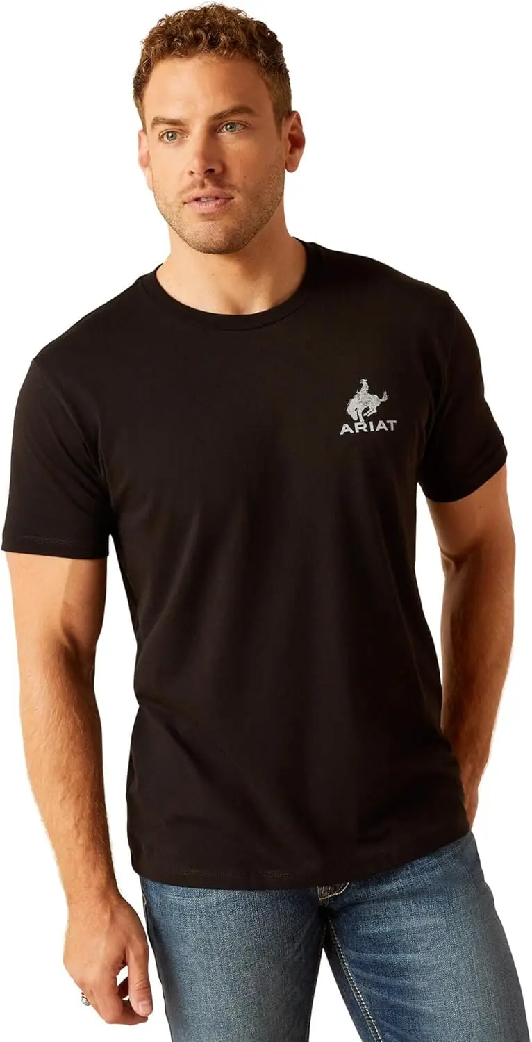 Фото Мужская футболка с рисунком Ariat №1