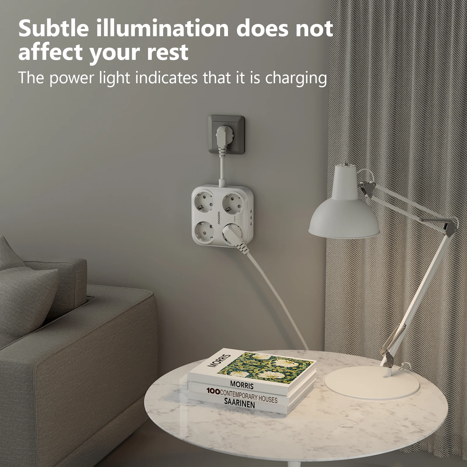 Розетка стандарта ЕС Южной Кореи устройство для быстрой зарядки с 4 розетками