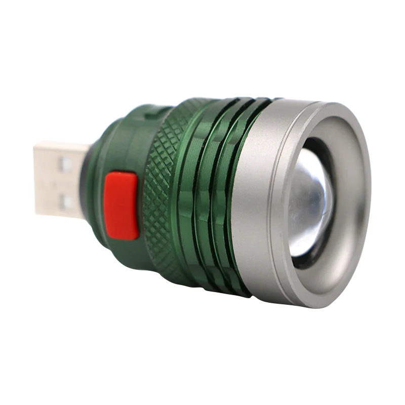 

Portable Flashlight USB Charging Interface Handy Pocket Torch lamp Mini lanterna 3 Modes For Riding Camping Night Walk