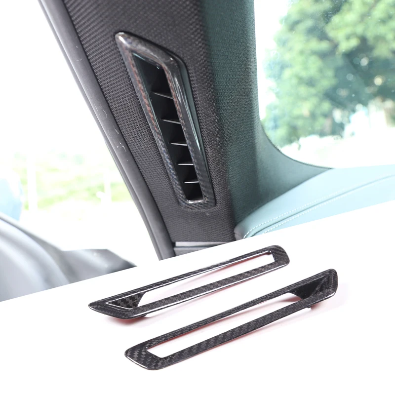 

For 19-22 BMW 8 Series A-pillar air vent frame trim car interior trim accessories real carbon fiber material