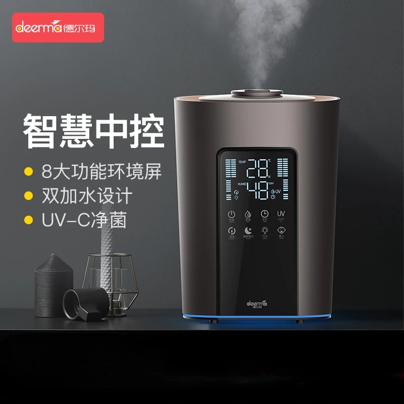 Deerma Air Humidifier 5L Intelligence Constant Humidity Purify Increase Air Humidifier UV-C Household Room Humidifier Diffuser
