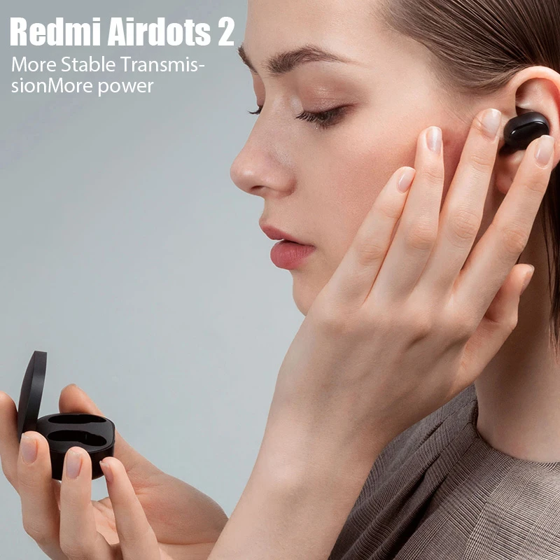 Оригинальные наушники xiaomi redmi airdots s bluetooth mi tws точки игровая гарнитура с защитой от