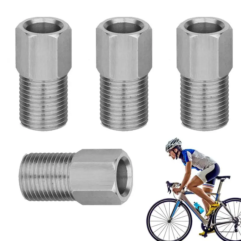 

Bicycle Brake Cable Adjuster Screw 4Pcs Brake Clutch Cable Adjusting Bolt Precise Bike Line Pipe Screw Portable For Bike Bicycle