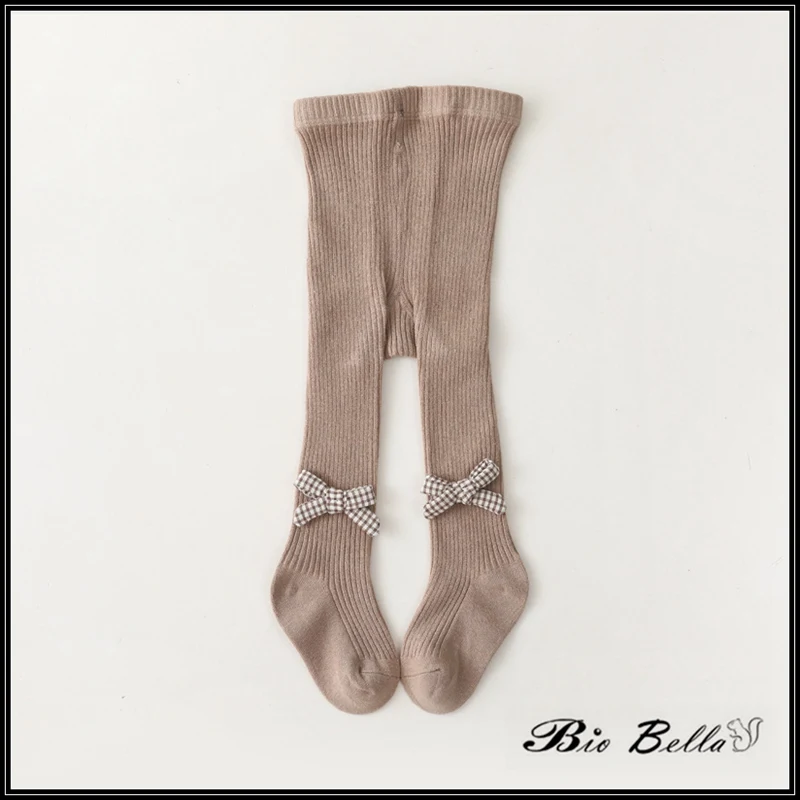 Колготки для маленьких девочек вязаные дышащие леггинсы в испанском стиле