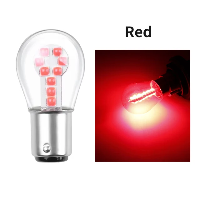 

1 шт. 1156 BA15S P21W 1157 BAY15D P21/5W светодиодная лампа автомобильный стоп-сигнал 3030 чипов 18SMD автомобильный сигнальный светильник 12 В 24 В