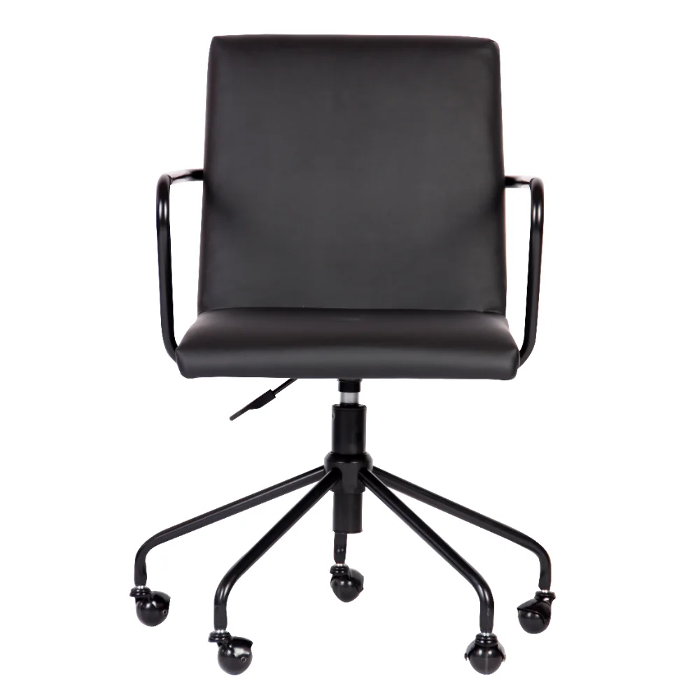 

Logan Rolling Desk Chair in Black
