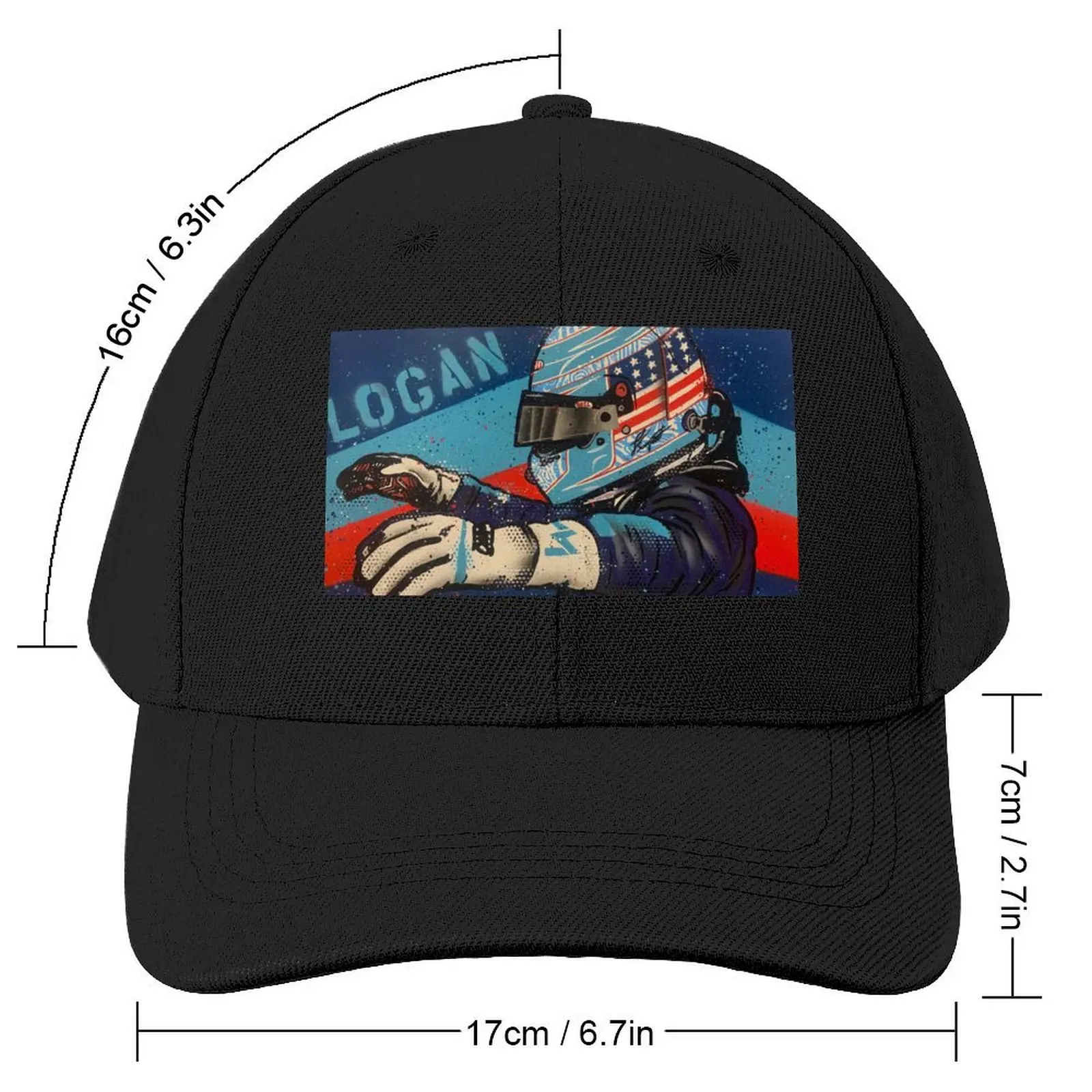 Logan Sargeant - F2 2022 F1 картина с граффити DRAutoArt Бейсбольная кепка Альпинизм Аниме Шляпа