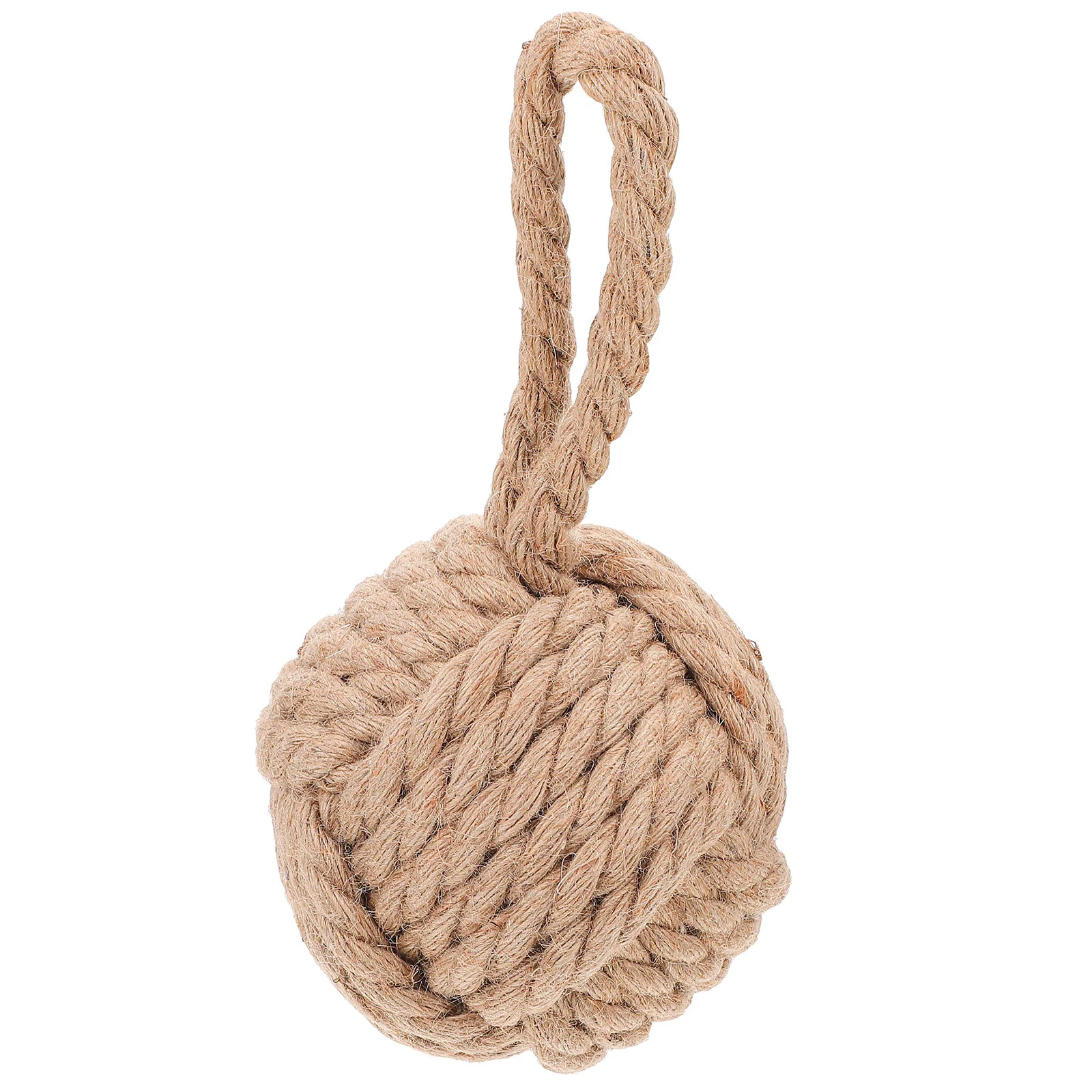 

1PC Fashion Creative Doorstop Cotton Linen Ball Door Handle Stopper Home Decor