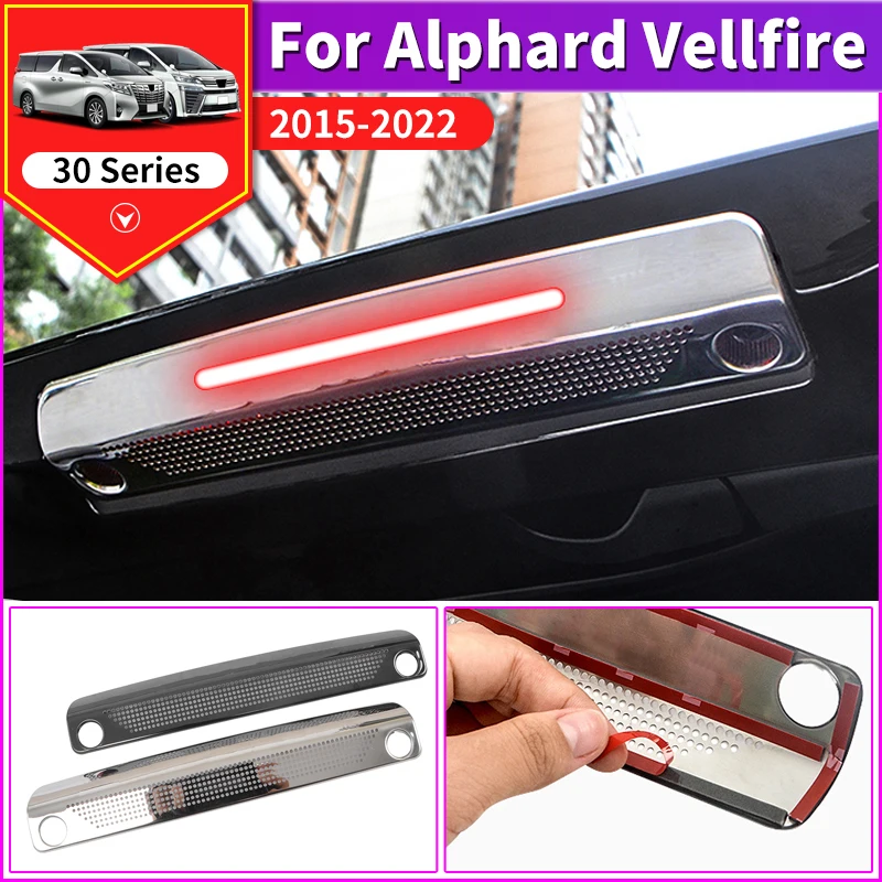 

Applicable to 2015-2021 Toyota Alphard Vellfire 30 High Stop Lamp Modified Rear Lamp Signal Light Warning Light Accessories