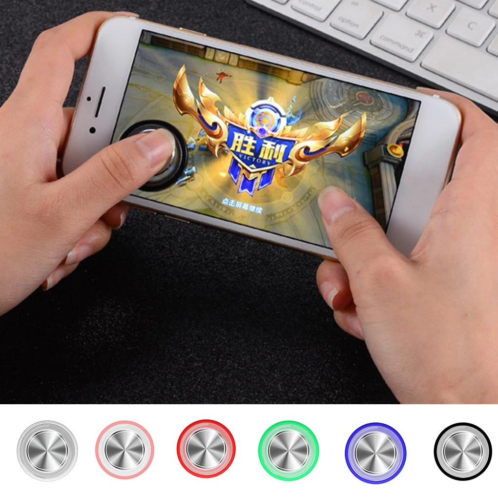 

Round Game Joystick Mobile Phone Rocker for iphone for Android Metal Button Controller Smartphone Suction Cup Gamepad