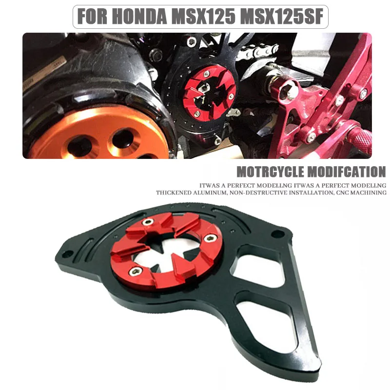 

Motorcycle Front Chain Protection Guard Sprocket Cover For Honda Grom MSX125 MSX 125 125SF SF 2013-2017 2018 2019 Accessories