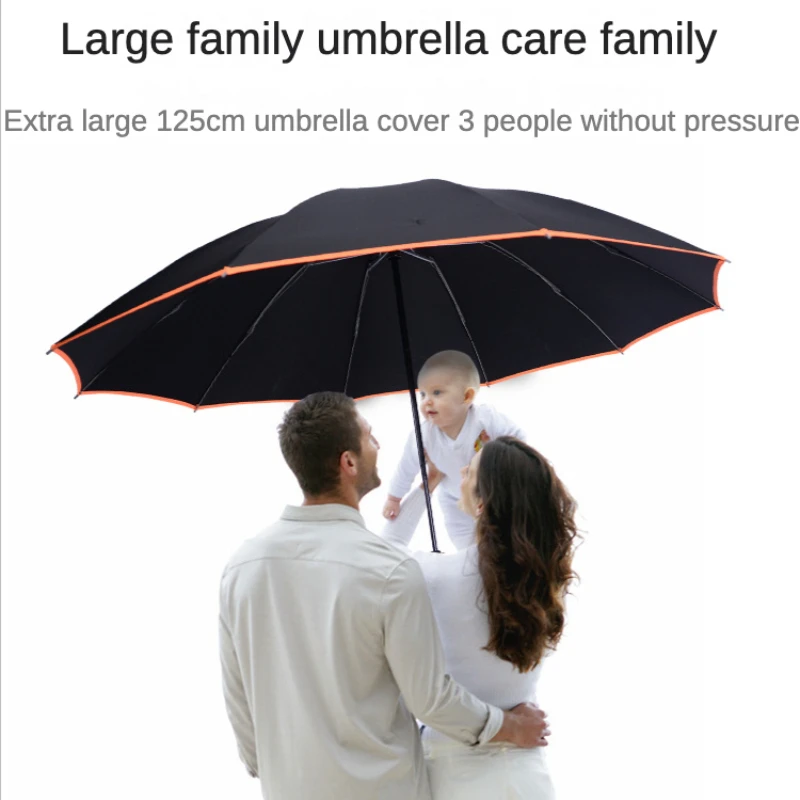 

Большой складной зонт с защитой от ветра, 125 см