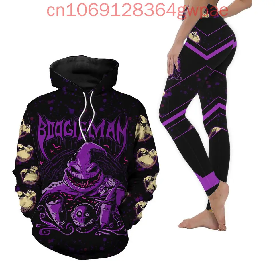 Женский комплект с капюшоном и леггинсами Disney Oogie Boogie на Хэллоуин толстовка