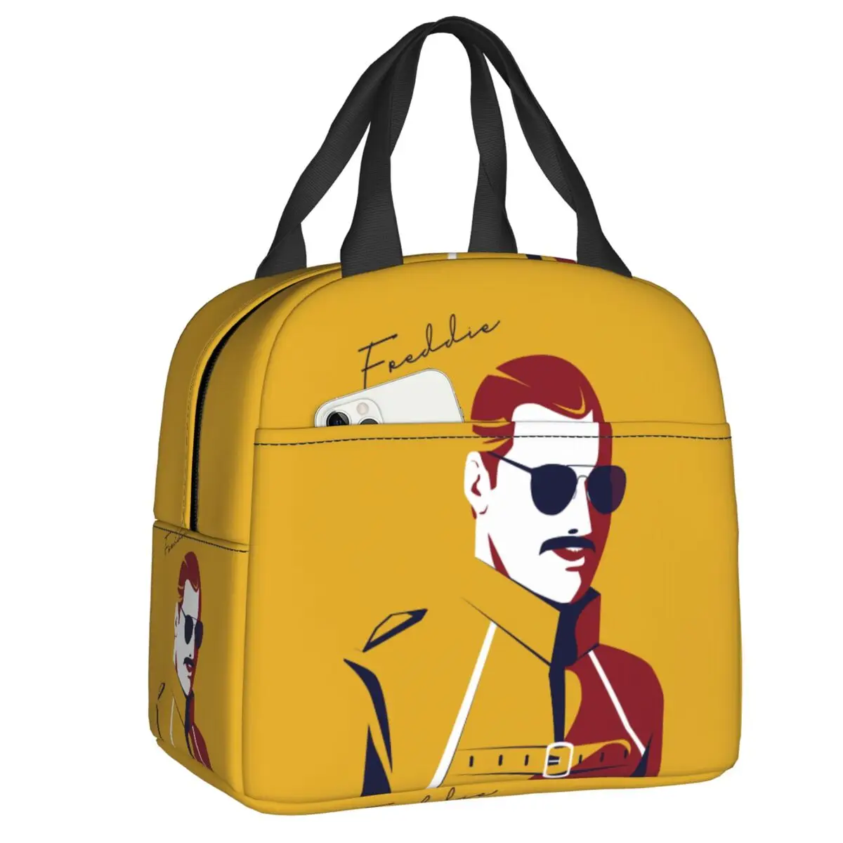 

Британский Ланч-бокс с изоляцией от Rockstar Freddie Mercury, Женский Ланч-бокс, Королевский Ланч-бокс для детей, школьников