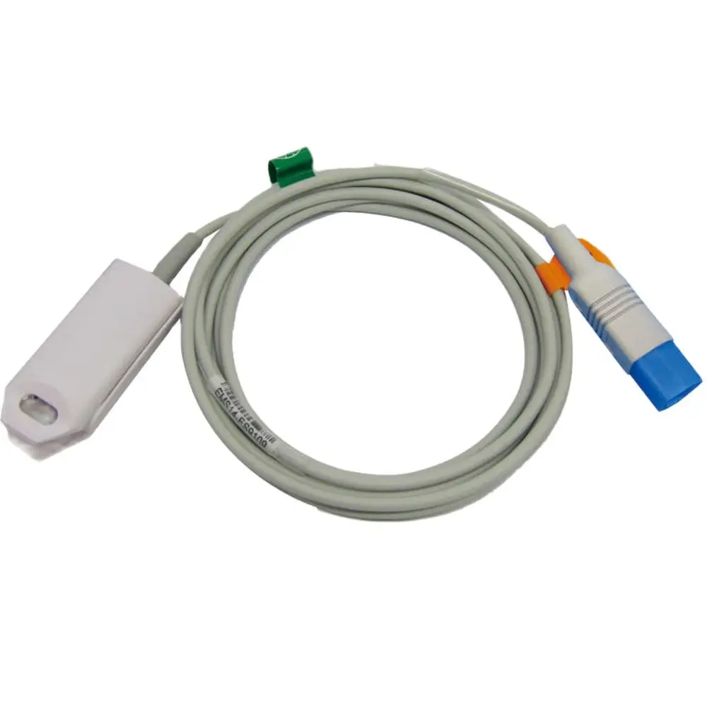 Для Phili 8-контактный монитор пациента зажим для пальца взрослых ушей силиконовый