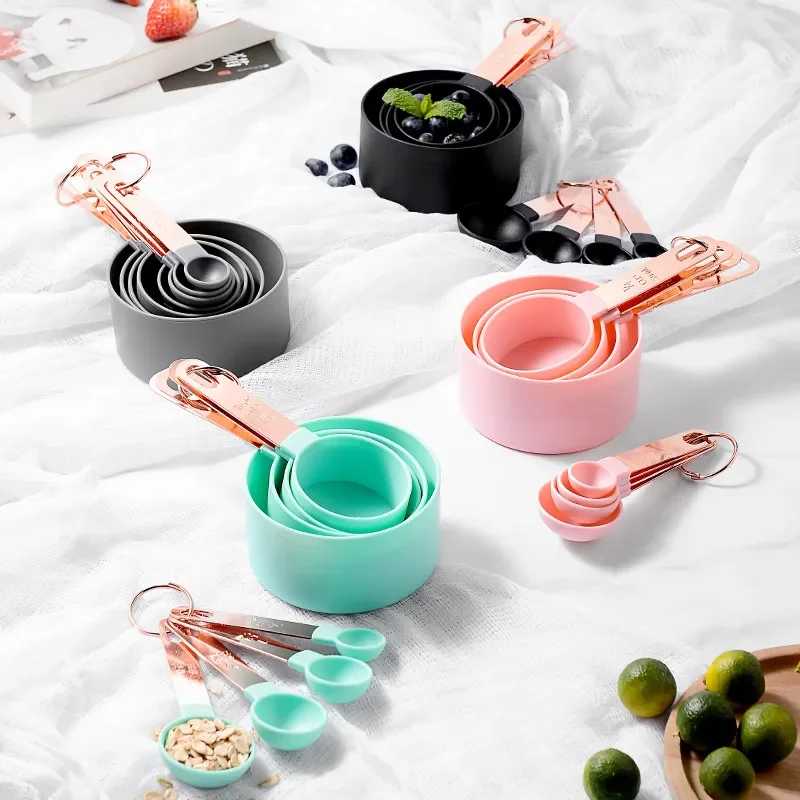 

Of Baking Ustenes Cups Measuring Spoons Sets Tools Pastry Cake Kitchen Cooking Utensils Cuisine For Gadget Accessories Set 8PCS